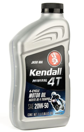 KENDALL 4-CYCLE 20W-50, 0,946L 1043203-527