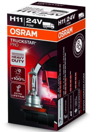 OSRAM TRUCKSTAR PRO POLTTIMO H11 24V OS-64216TSP