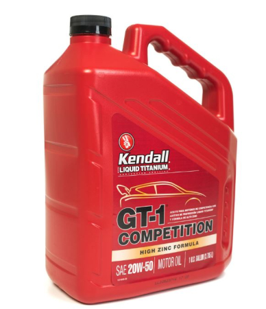KENDALL GT-1 COMPETITION 20W-50 3,785L 1081175-544
