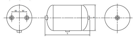 KB PAINEILMASÄILIÖ ALUMIINI 30L 246X709MM VB4303/246