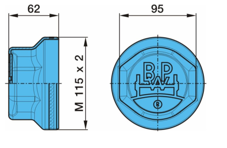 BPW KAPSELI M115X2 H/K/N 9T 0321223090