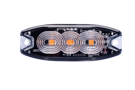 REVON LED-TASOVILKKU SLIM KELTAINEN 12/24V|3X3W|82X30X8MM|R65 RS814010