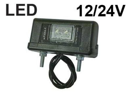 LED-REKISTERIVALO 12/24V 82,5X39MM 14-1169-LED