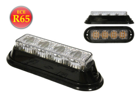 AXIXTECH LED-TASOVILKKU M36 KELTAINEN R65 12-24V 4-LED | 122X41X30MM 1603-300533