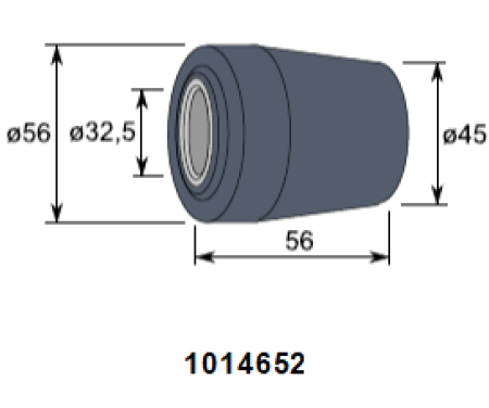 HELA REAKTIOTANGOLLE BRIAB/FRUEHAUF 32.5/56/45X56MM 1014652