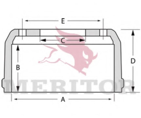 MERITOR JARRURUMPU SAE 305X200 MBD1007